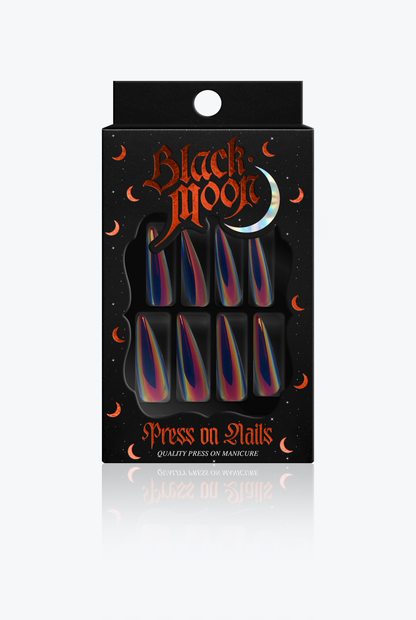 INFERNO MOON PRESS ON NAILS