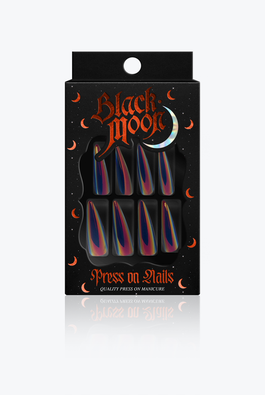 INFERNO MOON PRESS ON NAILS