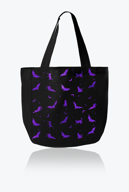 BATS & CATS CANVAS TOTE