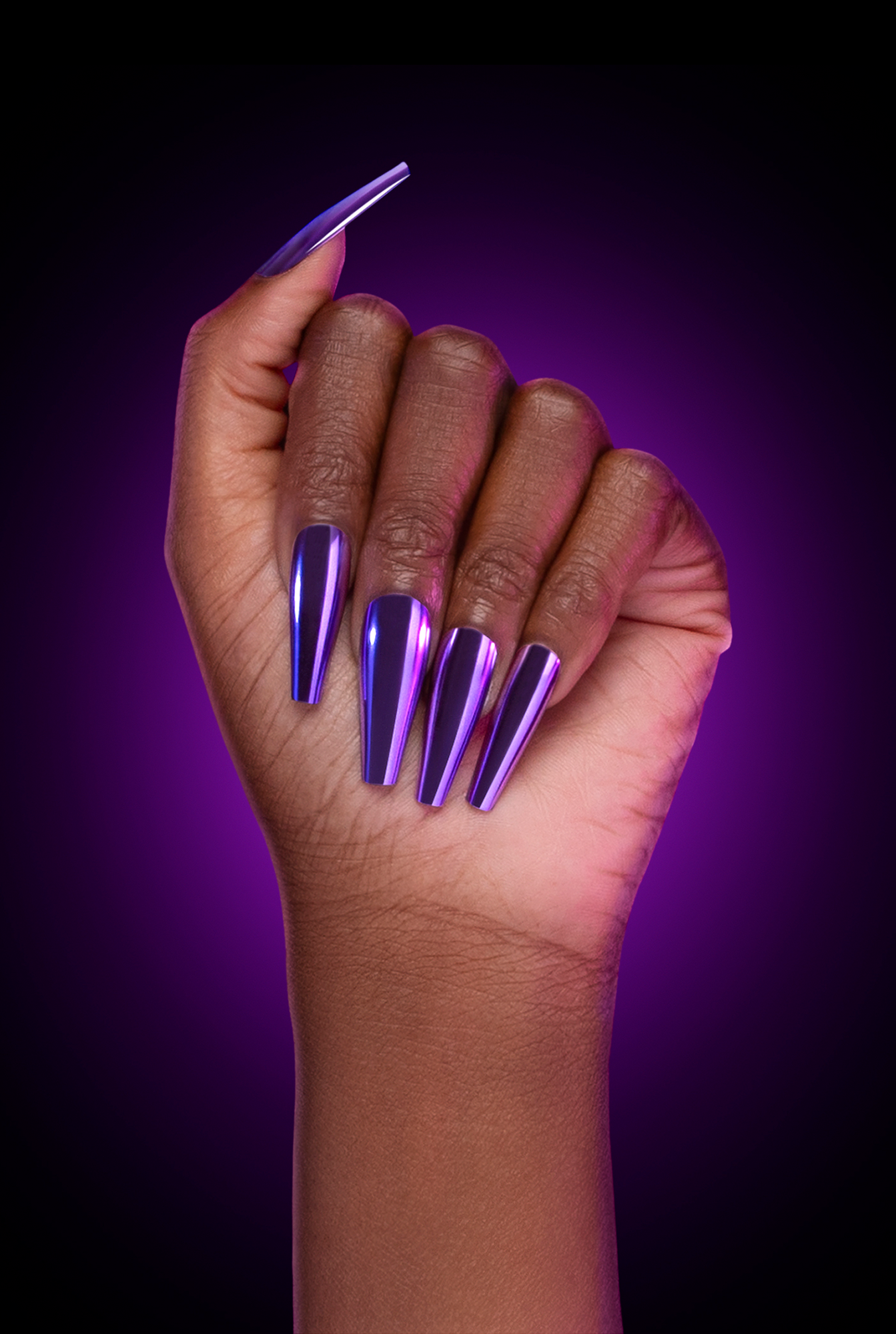 AMETHYST MOON PRESS ON NAILS