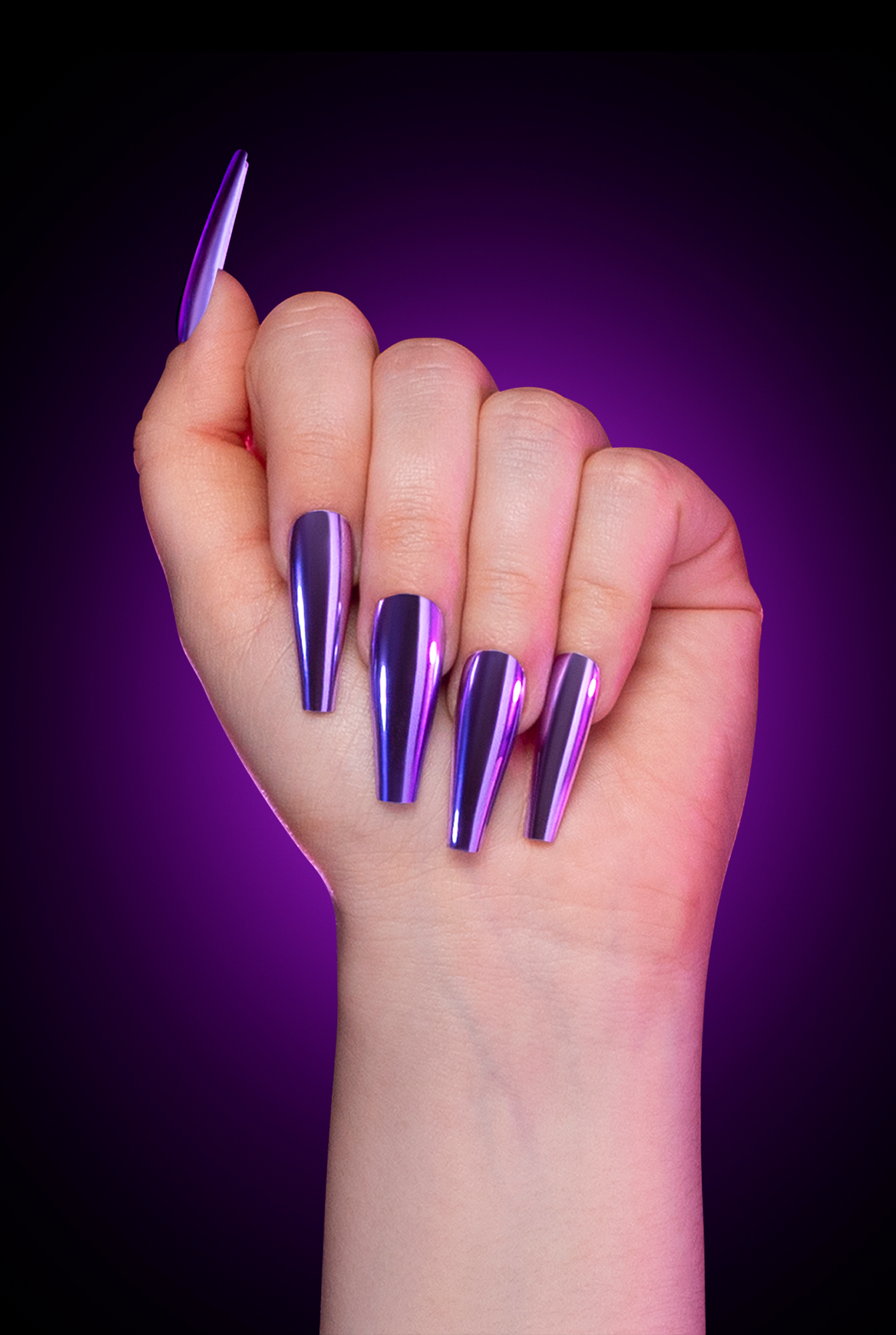 AMETHYST MOON PRESS ON NAILS