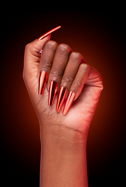 CRIMSON MOON PRESS ON NAILS